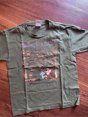Vintage kids Funny nature Green Graphic T-Shirt